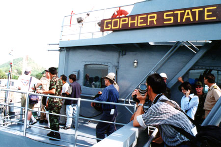 Gopher State Cobra Gold - Company on Bridge Deck